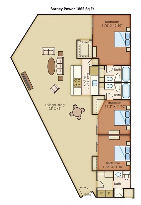 500 East Third Street 1-3 Beds Apartment for Rent - Photo Gallery 35